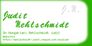 judit mehlschmidt business card